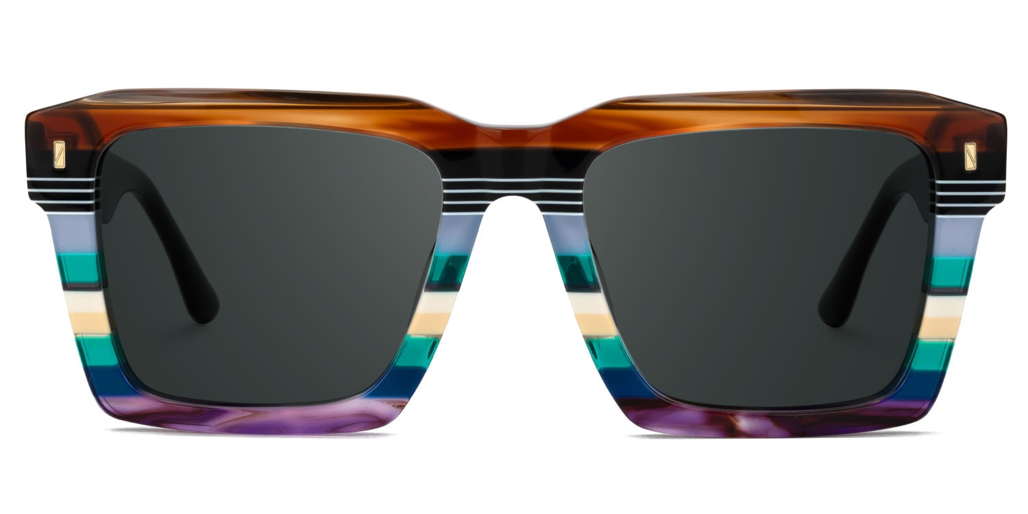 Kenish Square Multicolor Glasses