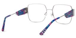 Porsha Square Silver Glasses3