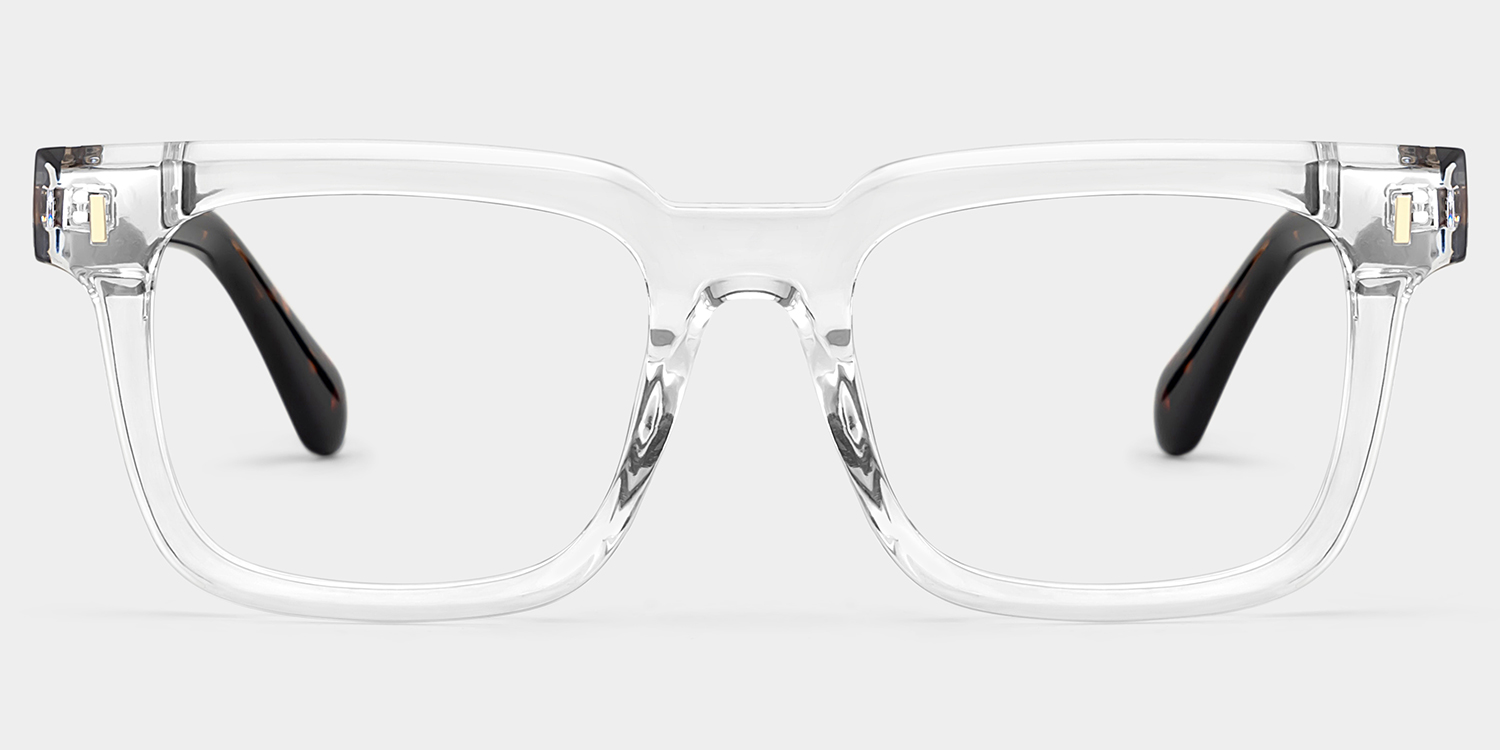 Connor transparent full rim rectangle eyeglasses Online | ZEELOOL1