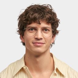 Paige Aviator Blue-Gold Glasses0