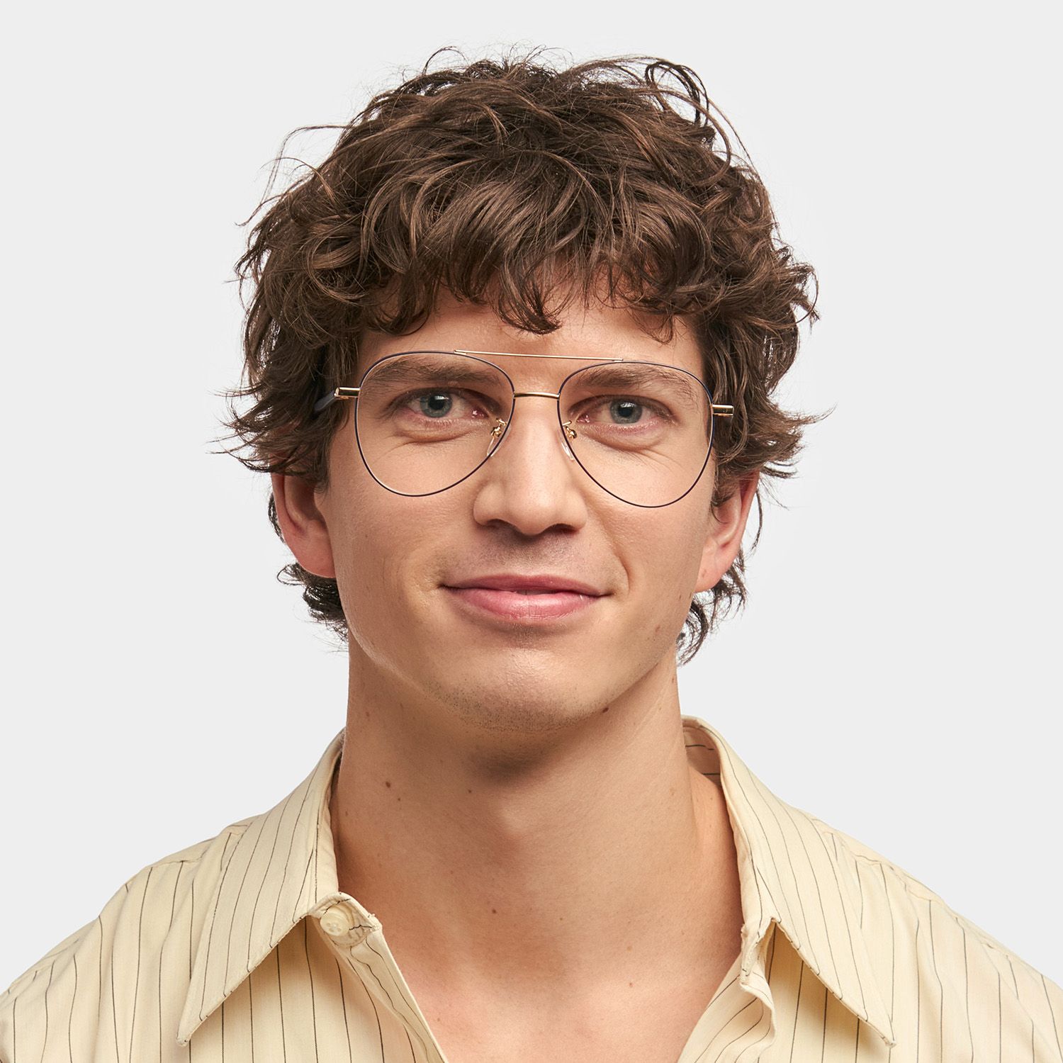 Paige Aviator Black-Gold Glasses | ZEELOOL Canada0