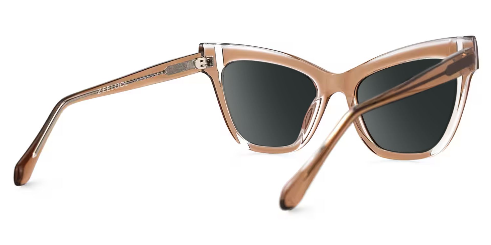Saucie Light Brown Cat eye Frame Sunglasses | ZEELOOL Canada3
