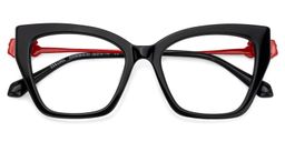 Estwick Butterfly Black Glasses1
