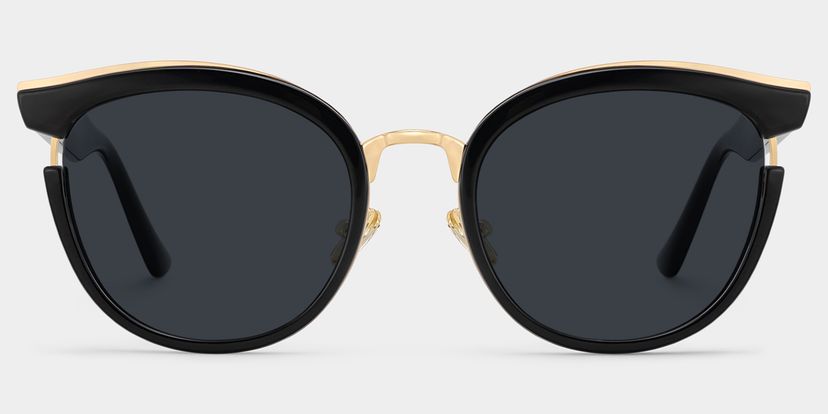 Laraine Black Cat eye Sunglasses