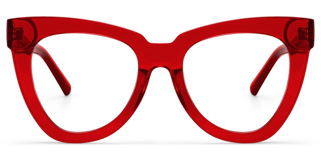 Yaser Cateye Red Glasses