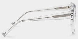 A clear, oversized frame that's playful and chic.4