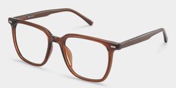 Jude Dark Brown Square Glasses3