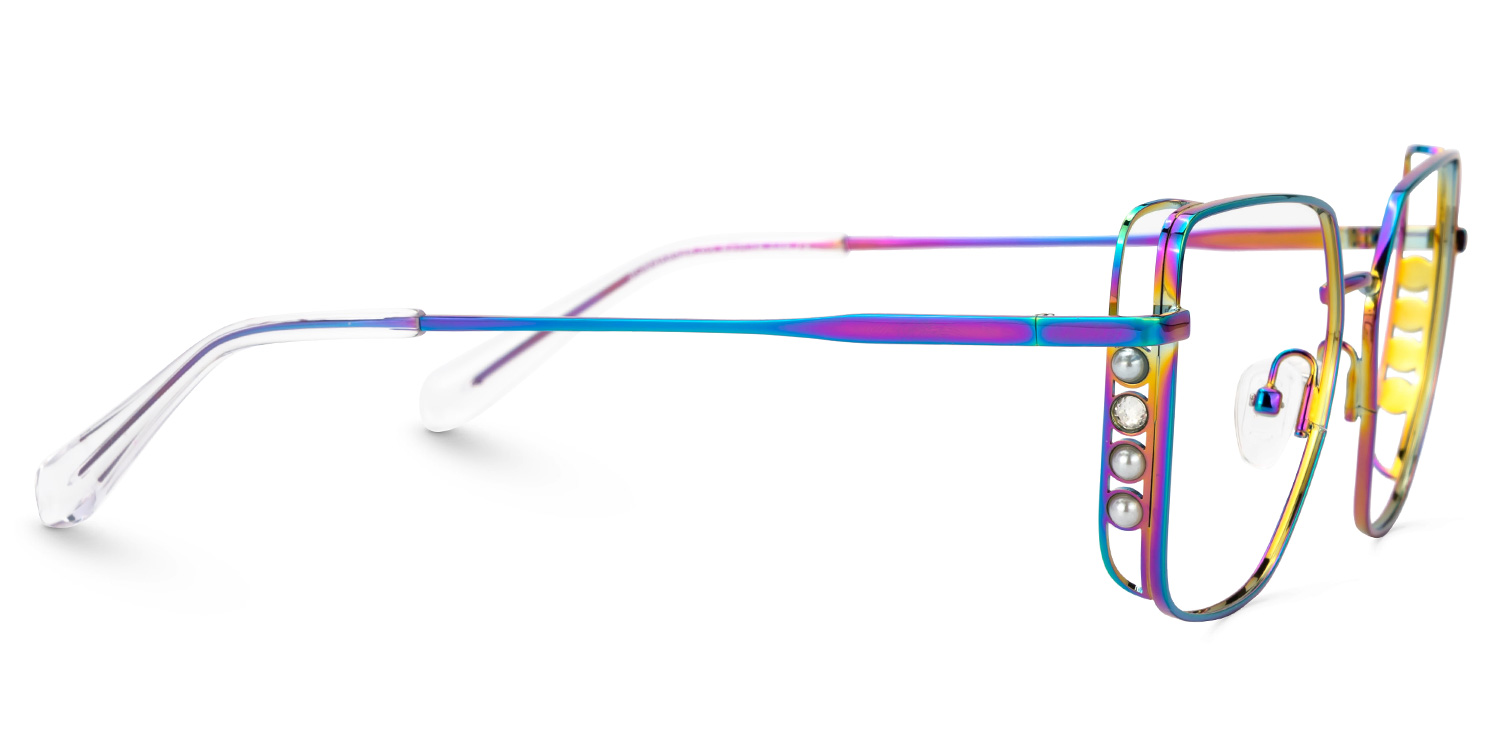 Jamison Square Iridescent Glasses2