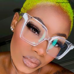 Khadra Clear Square Glasses6