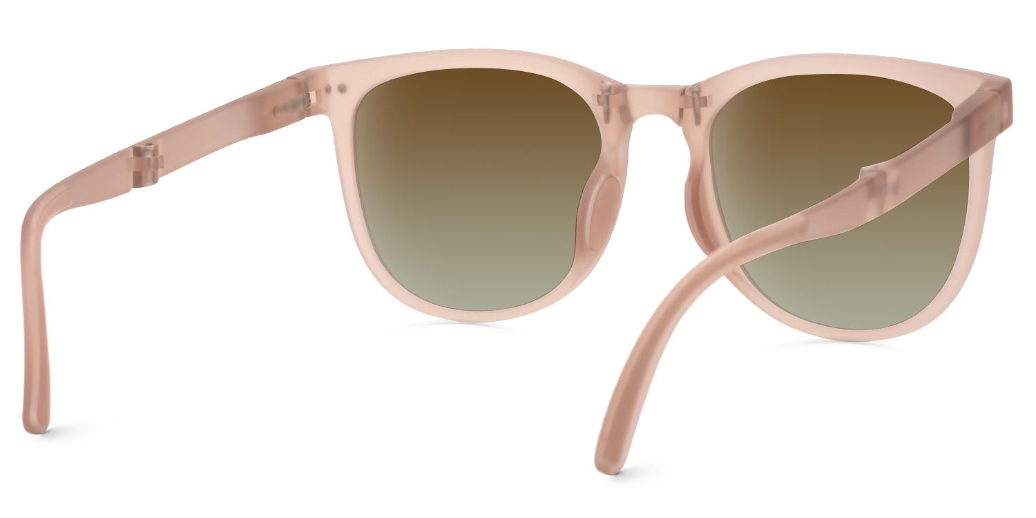 Lindzy TR90 Pink Frame Sunglasses with Square Shape | ZEELOOL Canada4