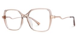 Rendon Square Beige Glasses1