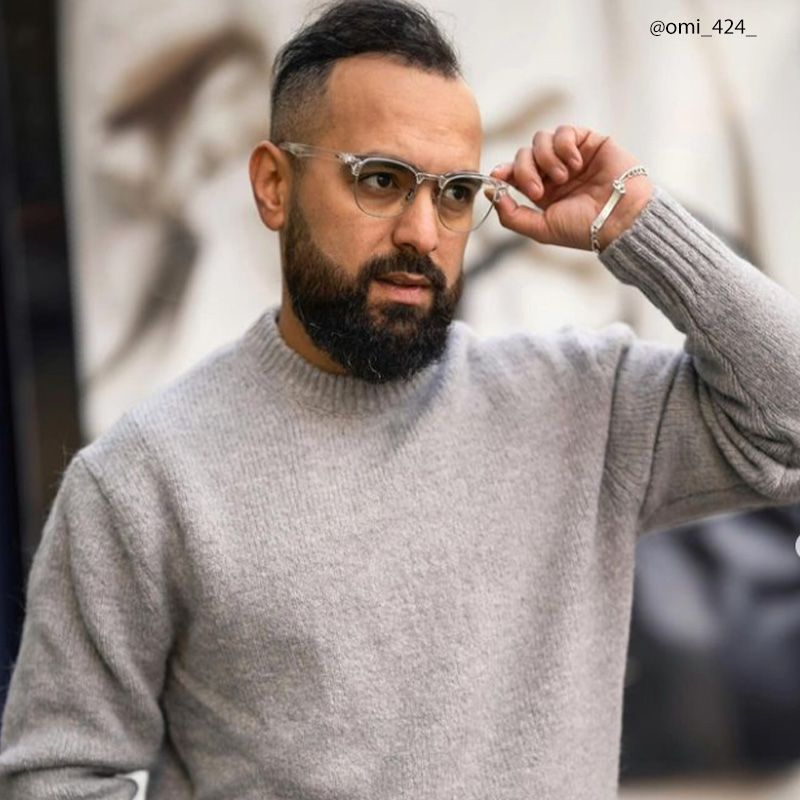 Hacker Browline Crystal Glasses | ZEELOOL Canada4