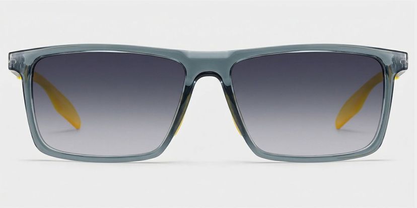 Active Rectangle Blue Yellow Glasses