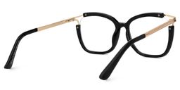 Sidibe Square Black Glasses3