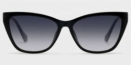 Celeste Black Cat-eye Glasses0