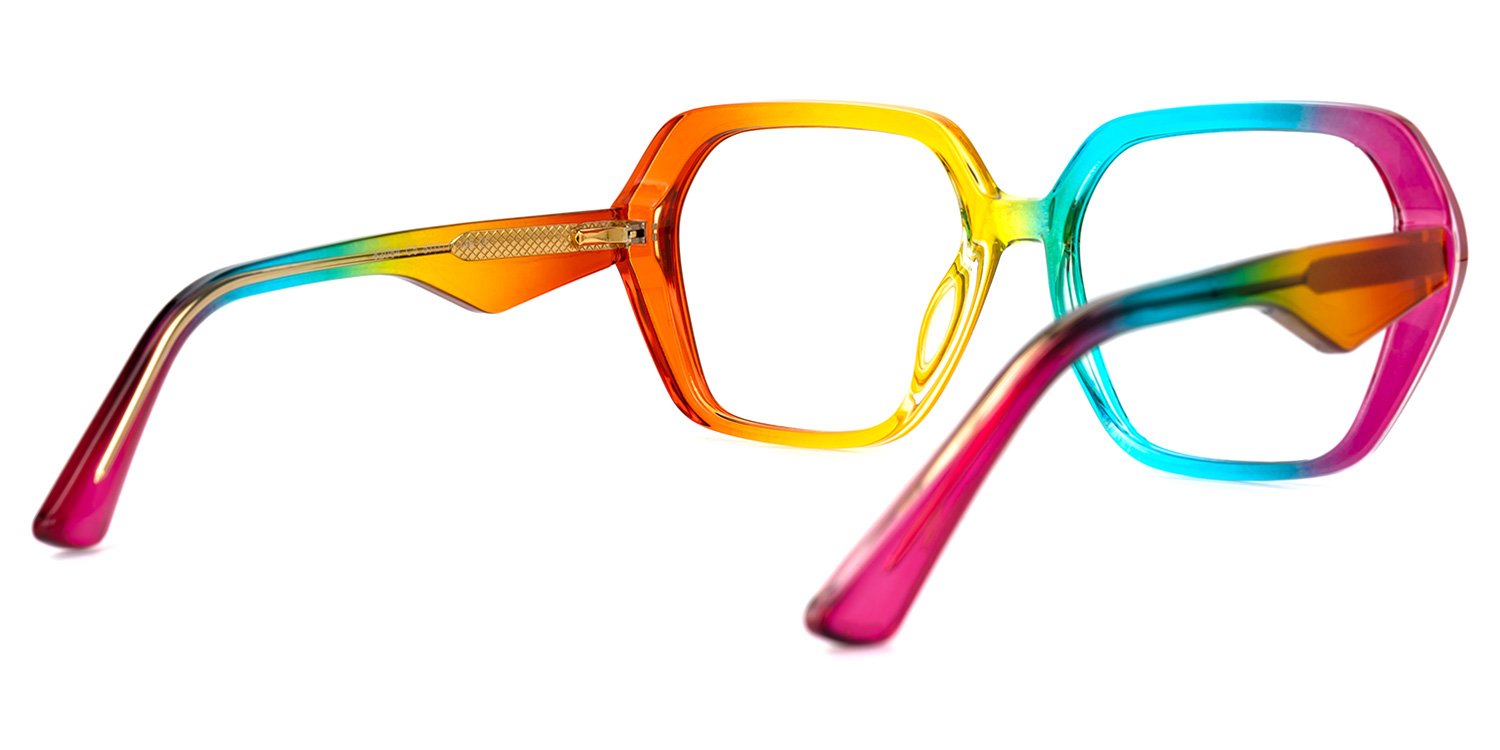 Lebron Geometric Colorful Glasses2