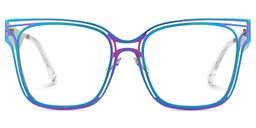 Dacarine Square Iridescent Glasses1
