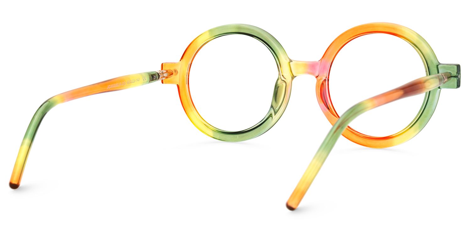 Rahman Round Multicolor Glasses | ZEELOOL Canada3
