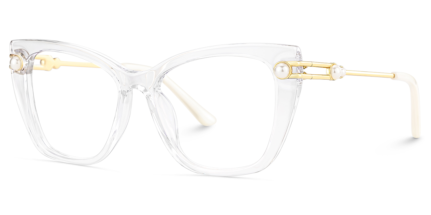 Victor Eyeglasses in Cat eye Crystal Frame | ZEELOOL Canada4
