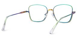 Malidy Square Iridescent Glasses3