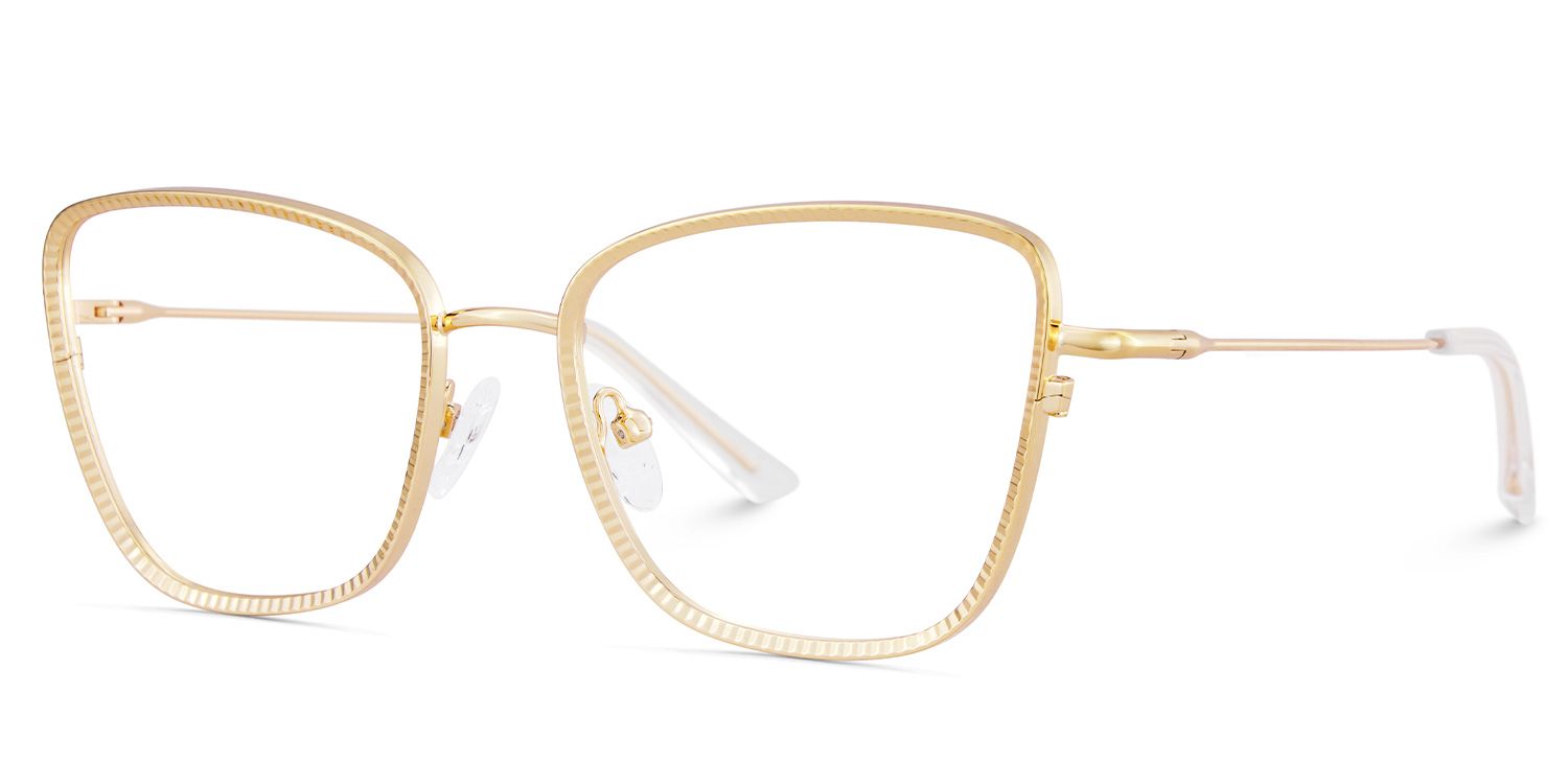 Square Metal Frame Glasses3