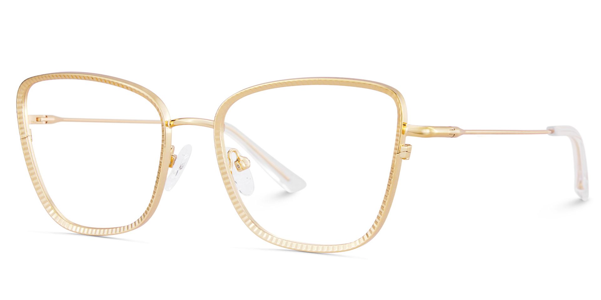 Square Metal Frame Glasses3