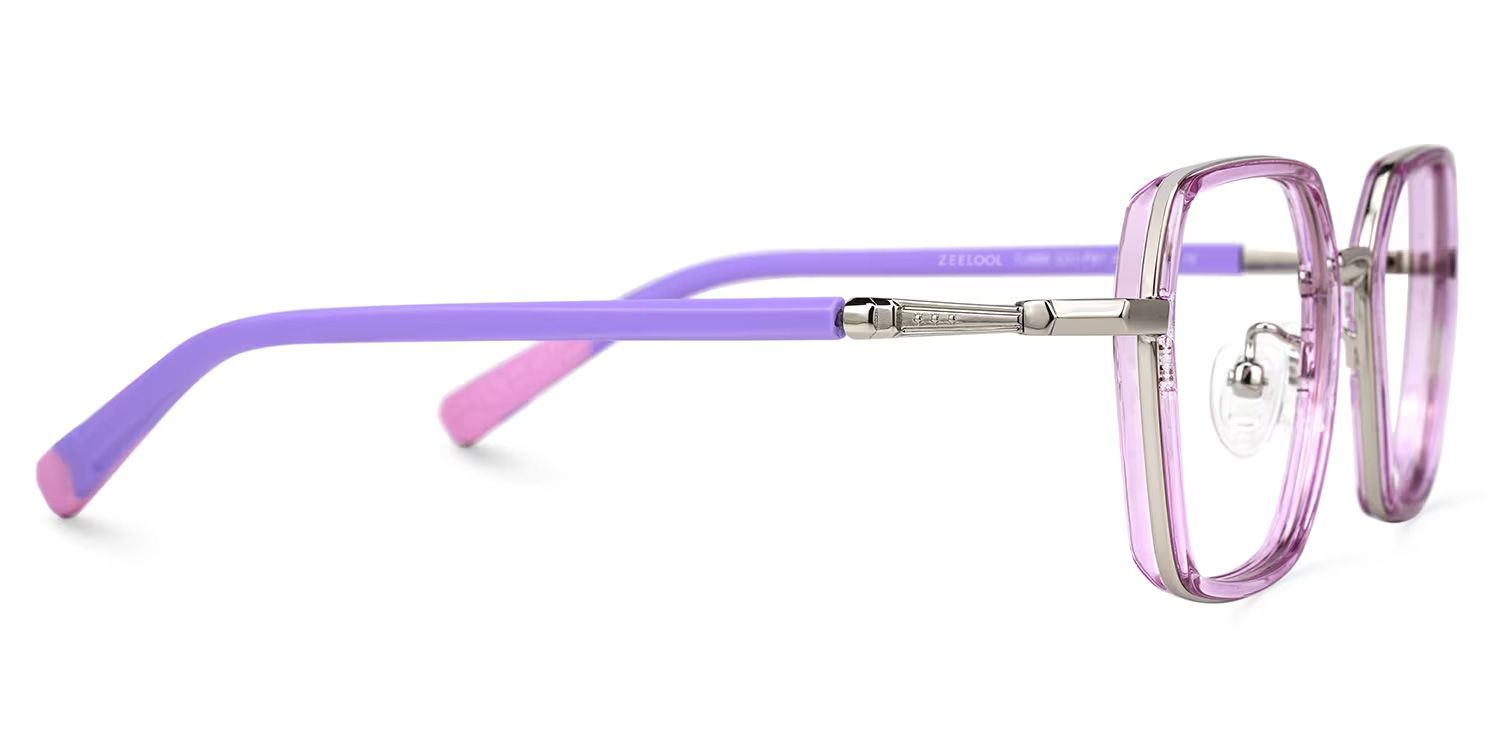 Kid geometric Piglet glasses with cute style -Zeelool2