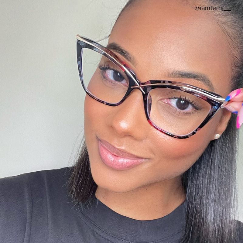 Winston Butterfly Floral Frame Eyeglasses | Zeelool7