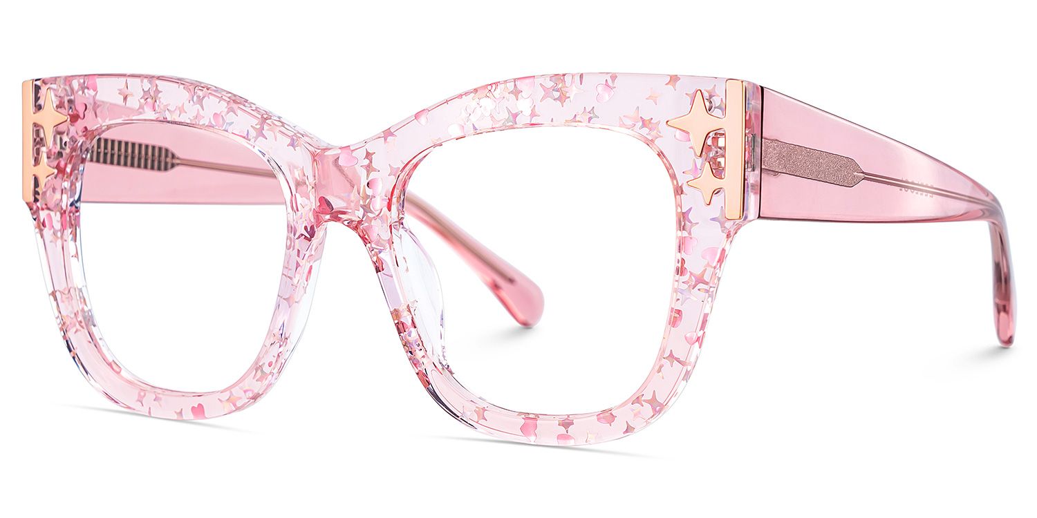 Designer Minfia Eyeglasses Pink Frames Glasses3