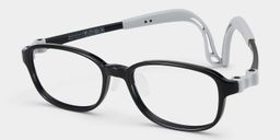 Bright Rectangle Black Glasses1