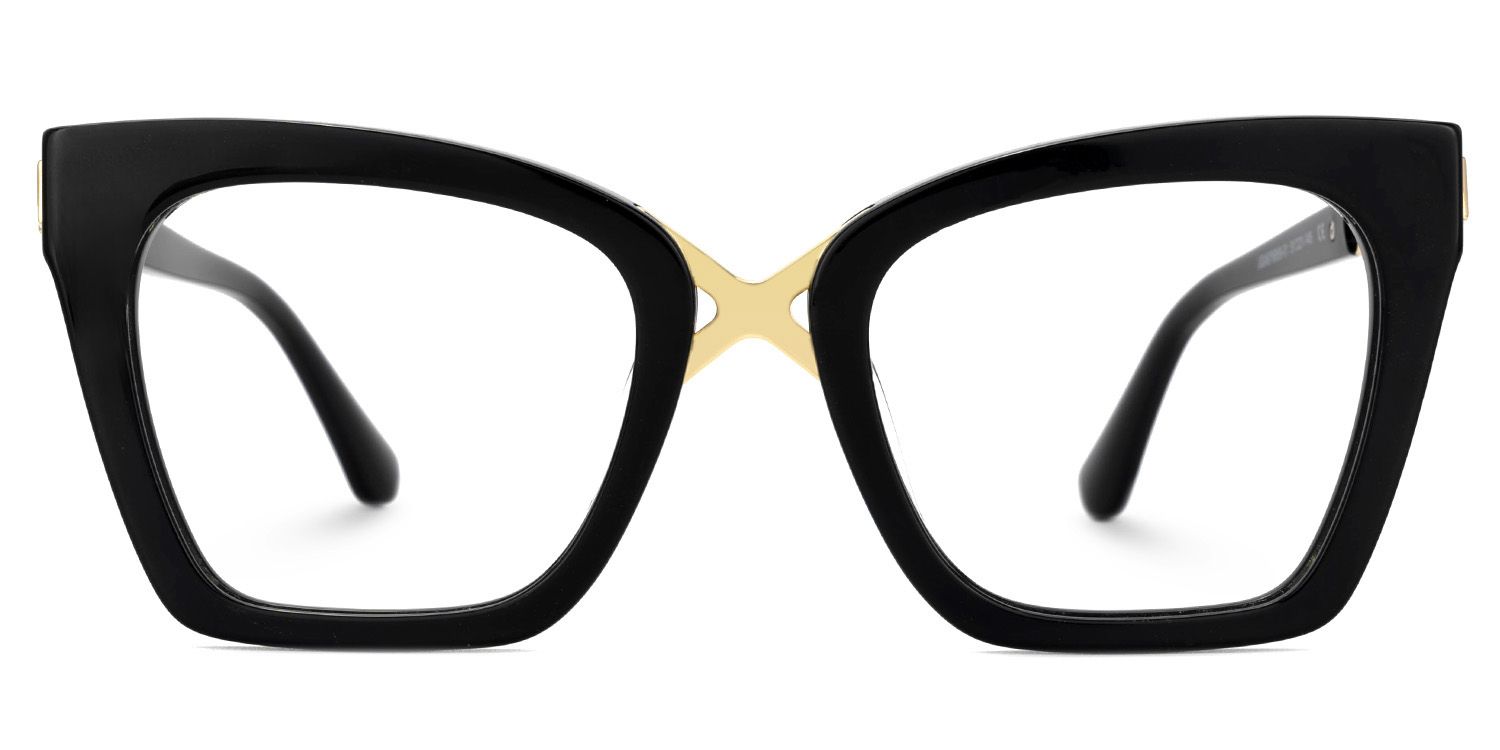 Darlyn Women's black Glasses in Cateye Full-Frame  | ZEELOOL Canada0