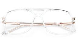 Nyawa Aviator Clear Glasses1