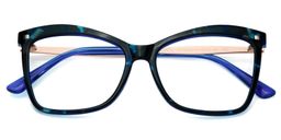Isaebella Blue-Tortoise Butterfly Glasses1