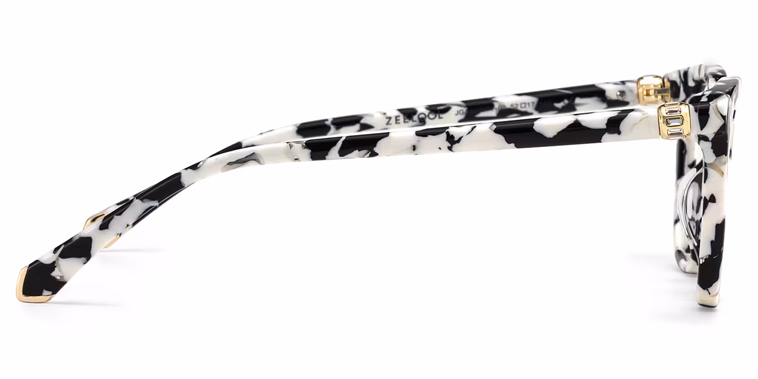 Square Cow Eyeglasses- Miles Acetate Frame Glasses5