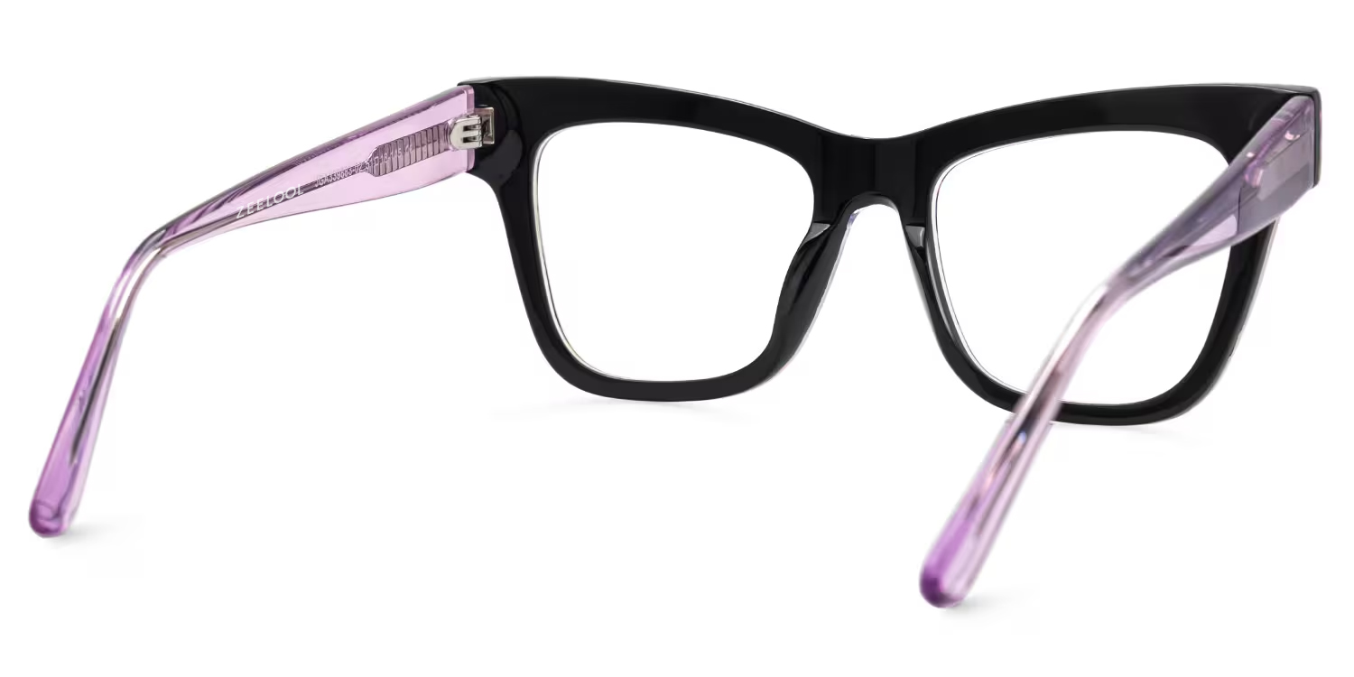 Cara Butterfly Black Eyewear Frames for Women | ZEELOOL Canada3