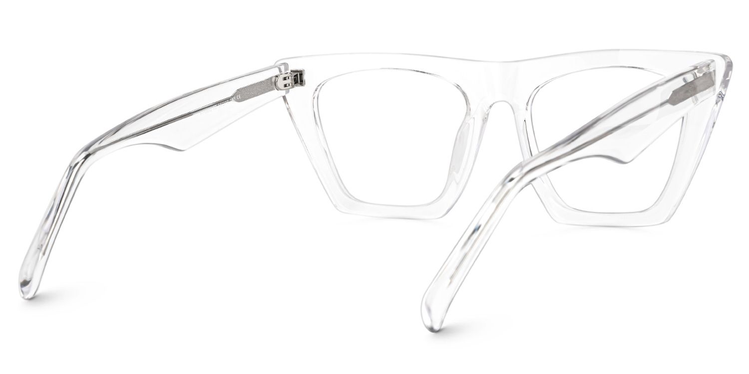 Cat Eye Clear Glasses3