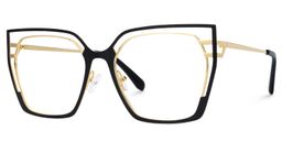 Quinn Geometric Black Glasses1