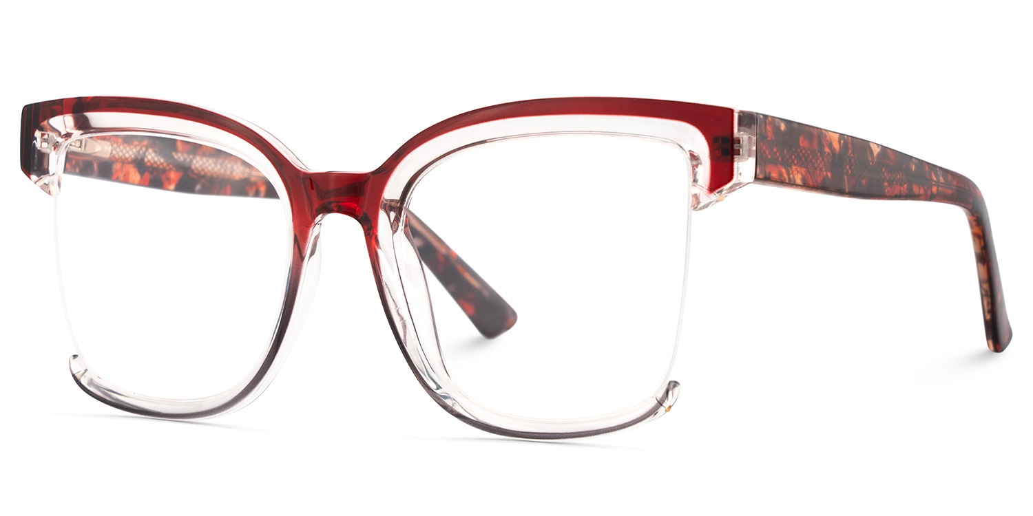 Cadogan Square Red Gray Glasses2