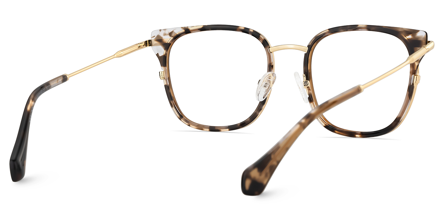 Cameron Eyeglasses in Square Tortoise Frame | ZEELOOL Canada5