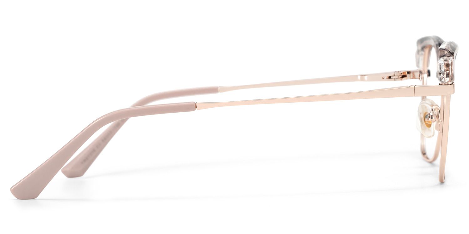 Phoebe Browline Khaki Frame Eyeglasses for Woman| ZEELOOL Canada4