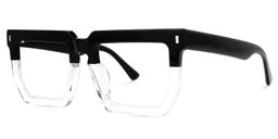 Daniela Rectangle Two-Tone Glasses2