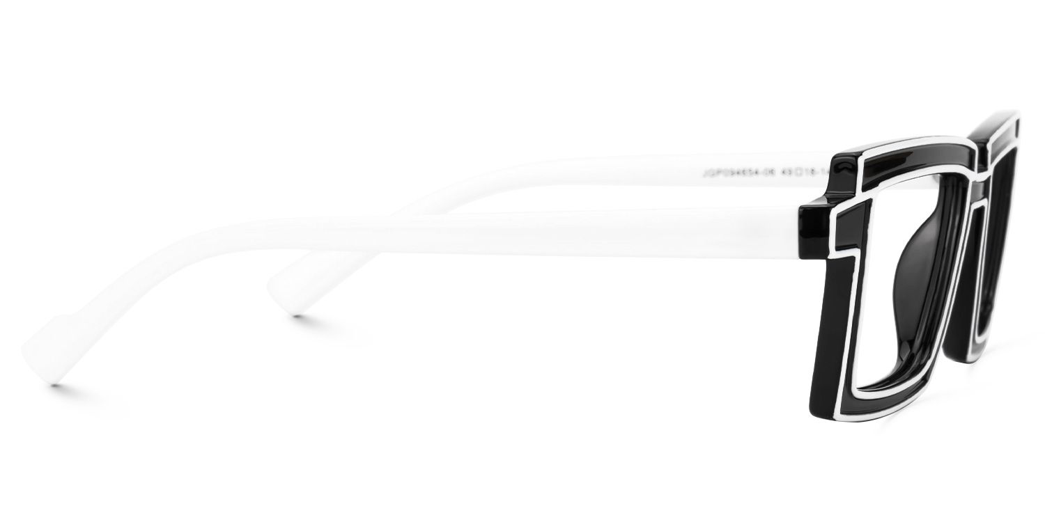 Cyberpunk-Style Zephyr Black Frame Glasses | ZEELOOL Canada3