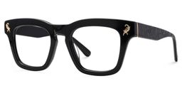 Dodard Square Black Glasses1