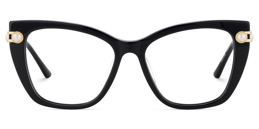 Victor Black Cat eye Glasses