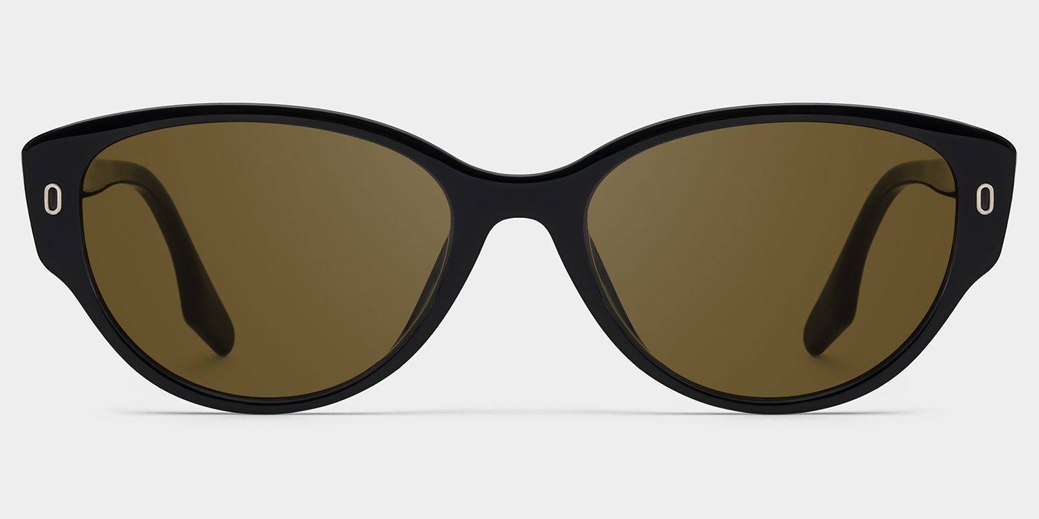 Livia black Frame Polarized Sunglasses with cat-eye Style Online | ZEELOOL Canada0