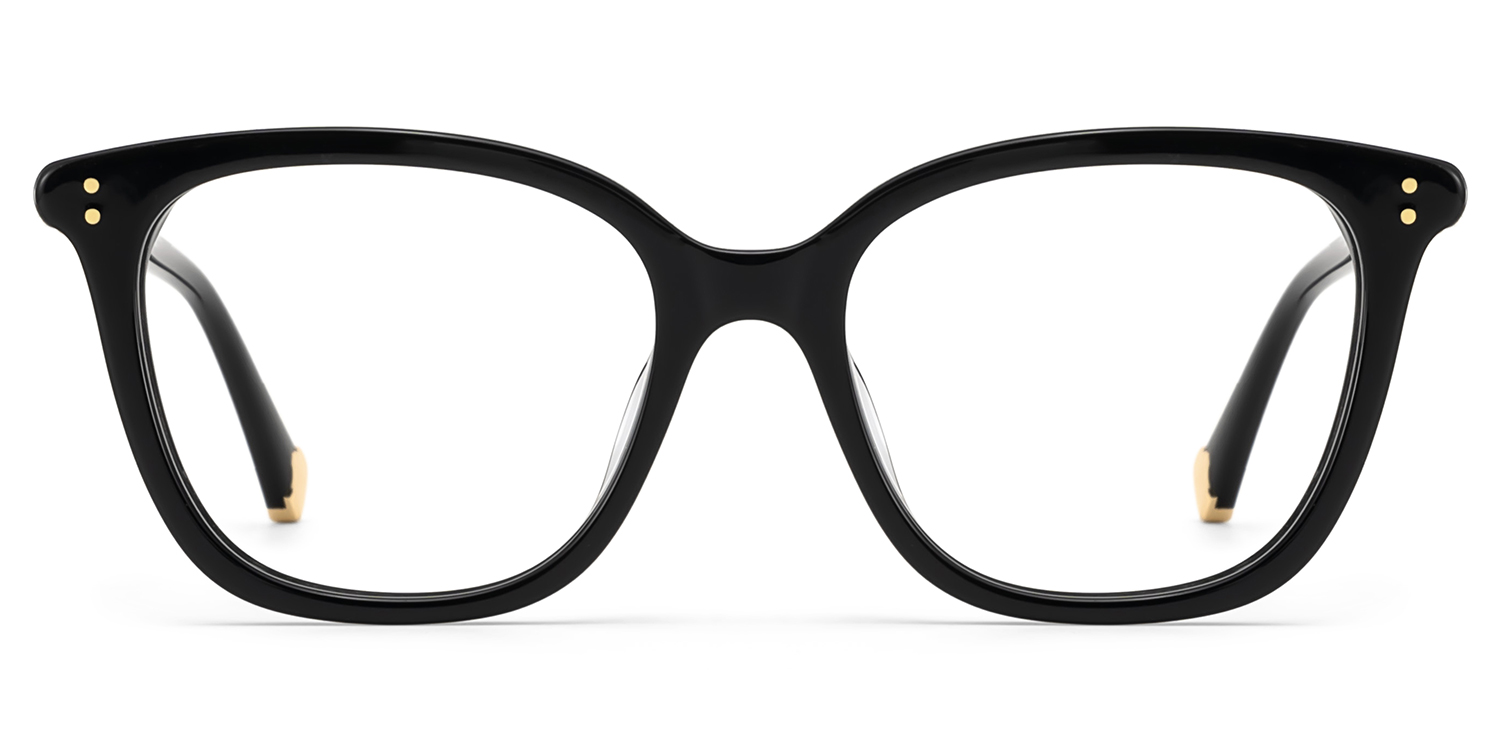 Miles Square Black Glasses good-img