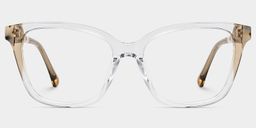 Lena Square Clear Glasses1