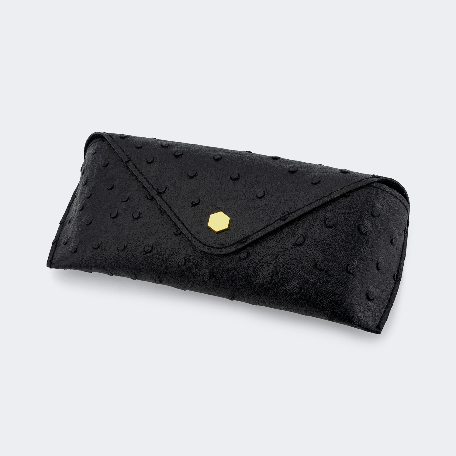 Ostrich Pattern Black Eyeglasses Bags0