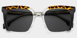 Misty Square Black Glasses1