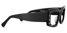 Jonas Rectangle Black Glasses4